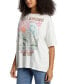 Juniors' Vision of Paradise Cotton Logo-Graphic T-Shirt Белый, S - фото #3