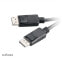 Фото #1 товара Akasa AK-CBDP01-20BK - 2 m - DisplayPort - DisplayPort - Male - Male - Black