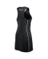 ფოტო #2 პროდუქტის Women's Black Baltimore Ravens Studio Boost Athletic Half-Zip Dress