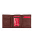 Фото #5 товара Кошелек Champs мужской кожаный RFID трехскладочный в подарочной коробке