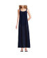 ფოტო #1 პროდუქტის Women's Cotton Gauze Scoop Neck Swim Cover-up Maxi Dress