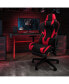 Фото #5 товара Desk Bundle-Gaming Desk, Cup Holder, Headphone Hook And Reclining Chair