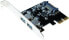 Фото #1 товара Kontroler LogiLink PCIe 2.0 x2 - 2x USB 3.2 Gen 2 (PC0080)