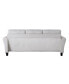 Фото #3 товара 80.3" W Microfiber Wilshire Sofa with Rolled Arms