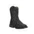 Фото #2 товара Roper Glitter Galore Square Toe Cowboy Toddler Girls Black Casual Boots 09-017-