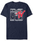 Men's Logo 80's Style Black and White Boombox Short Sleeve T- shirt