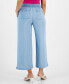 Petite High-Rise Cropped Wide-Leg Pants