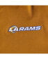 Фото #1 товара Men's Tan Los Angeles Rams Journey Workwear Tri-Blend Full-Zip Jacket