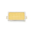 Roswell Pickups LGA-NGL-CR Metal Grill Gold Foil Humbucker-Size