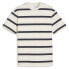 Фото #3 товара Puma Mmq Striped Crew Neck Short Sleeve T-Shirt Mens White Casual Tops 62401587