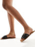 Фото #7 товара ALDO Elanaa padded flat sandals in black leather