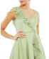 ფოტო #6 პროდუქტის Women's Ieena Ruffled Faux Wrap Midi Dress