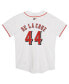 Preschool Elly De La Cruz White Cincinnati Reds Home Game Jersey Белый, 4 - фото #2