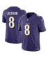 Фото #1 товара Men's Lamar Jackson Purple Baltimore Ravens Vapor F.U.S.E. Limited Jersey