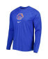 Фото #3 товара Men's Royal Boise State Broncos Spotlight Raglan Performance Long Sleeve T-shirt