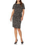 Фото #1 товара NIC+ZOE 293922 Women's Letterpress Dress, Multi, Size Small