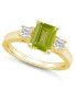 Фото #1 товара Кольцо Macy's Peridot and Diamond