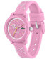 Kid's Pink Printed Silicone Strap Watch 33mm