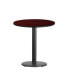 Фото #3 товара 24" Round Laminate Table Top With 18" Round Table Height Base
