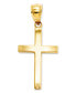 Фото #1 товара Золотой крест Macy's 14k Gold Charm Cross
