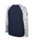 ფოტო #2 პროდუქტის Big Boys Navy, Camo Auburn Tigers OHT Military-Inspired Appreciation Dark Star Raglan Long Sleeve T-shirt