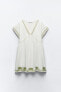 Фото #2 товара Короткое платье с вышивкой ZARA