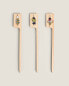 Фото #2 товара Pack of wooden gilda skewers (pack of 24)