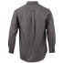 River's End Color Rich Oxford Long Sleeve Button Up Shirt Mens Grey Casual Tops
