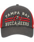 Фото #3 товара Men's '47 Pewter, Red Tampa Bay Buccaneers Highpoint Trucker Clean Up Snapback Hat