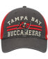 Men's '47 Pewter, Red Tampa Bay Buccaneers Highpoint Trucker Clean Up Snapback Hat