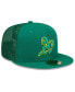 Фото #4 товара Men's Green Oakland Athletics 2022 Batting Practice 59FIFTY Fitted Hat
