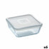 Фото #1 товара Квадратная коробочка для завтраков с крышкой Pyrex Cook&freeze 850 ml 14 x 14 cm Прозрачный Cтекло Силикон (6 штук)