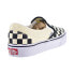 Vans Classic Slip-On Checkerboard Men's Shoes Black-White VN000EYEBWW