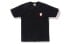 BAPE Kanji Logo Tee 背后猿人不打猿人短袖T恤 男女同款 黑色 / Футболка BAPE Kanji Logo Tee T 1E80-110-069