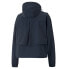 Фото #3 товара Puma Inland Short Woven Full Zip Jacket Womens Blue Casual Athletic Outerwear 53