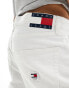 Tommy Jeans dad shorts in white wash