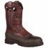 Фото #2 товара Georgia Boots Muddog Steel Toe Eh Wellington Work Mens Brown Work Safety Shoes