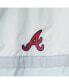 ფოტო #5 პროდუქტის Women's Light Blue Atlanta Braves Colorblock Track Raglan Full-Zip Jacket