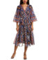 Kobi Halperin Rosa Wrap Dress Women's Blue Xs