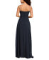 ფოტო #3 პროდუქტის Juniors' Drape-Neck Faux-Peal-Strap Gown