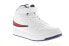Фото #3 товара Fila A-High 1CM00540-125 Mens White Synthetic Lifestyle Sneakers Shoes