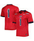 Фото #4 товара Men's #1 Red Jackson State Tigers Team Wordmark Replica Football Jersey