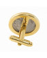 Gold-Layered 1883 First-Year-Of-Issue Liberty Nickel Bezel Coin Cuff Links