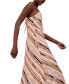 Фото #3 товара Women's Printed Gaia Flavia Tie-Back Textured Dress