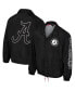 Фото #1 товара Свитшот The Wild Collective мужской и женский черный Alabama Crimson Tide Coaches Full-Snap Jacket