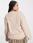 Фото #2 товара ASOS DESIGN Curve love that for you sweat in natural