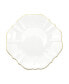 Amelie Brushed Gold Rim 10.5" Dinner Plate