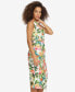 Фото #3 товара Women's Floral-Print Faux-Wrap-Skirt Dress