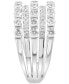 EFFY® Diamond Three Row Statement Ring (1-1/3 ct. t.w.) in 14k White Gold