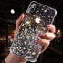 Wozinsky Wozinsky Star Glitter błyszczące etui pokrowiec z brokatem iPhone 12 Pro Max czarny